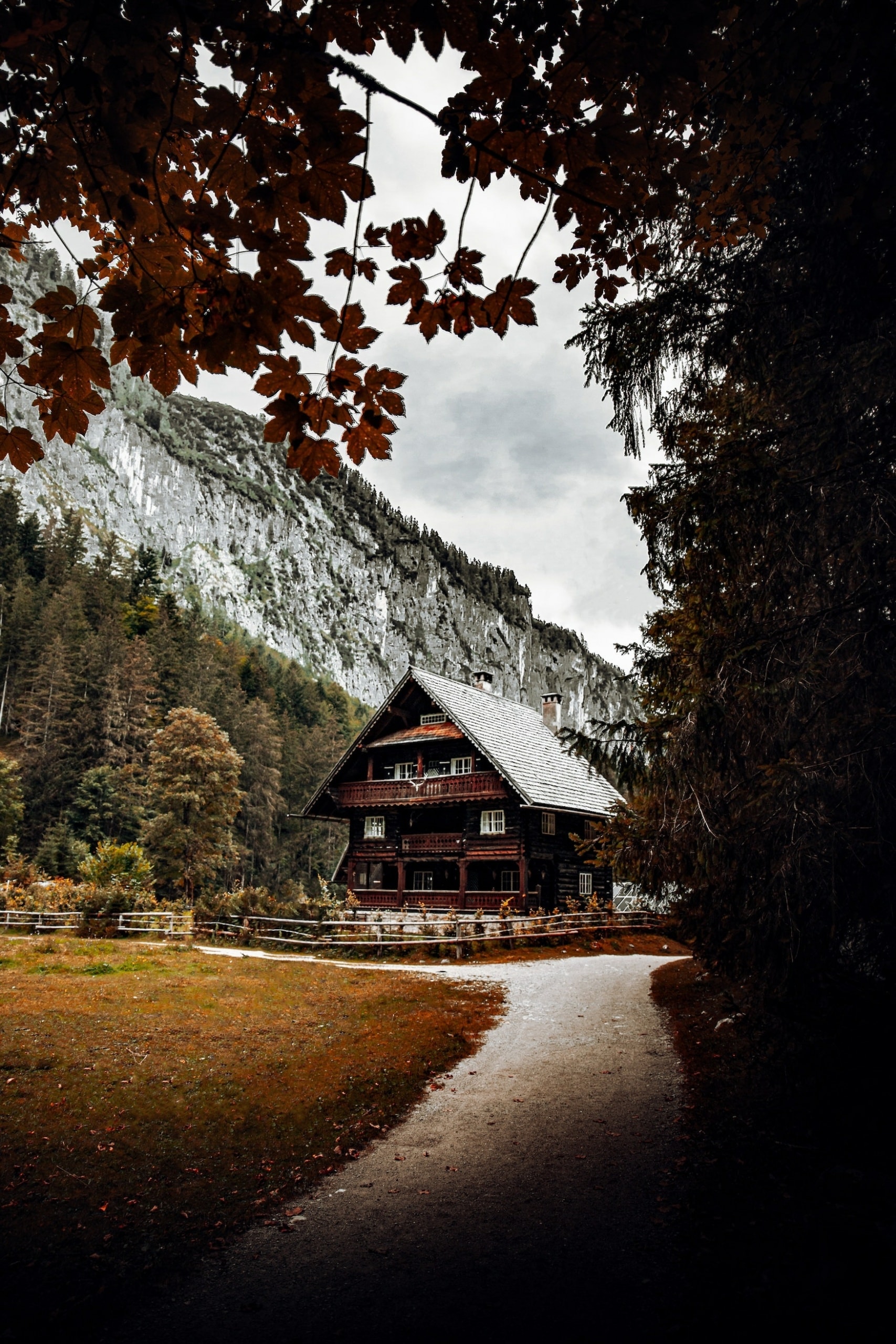 Berghütte in den Alpen