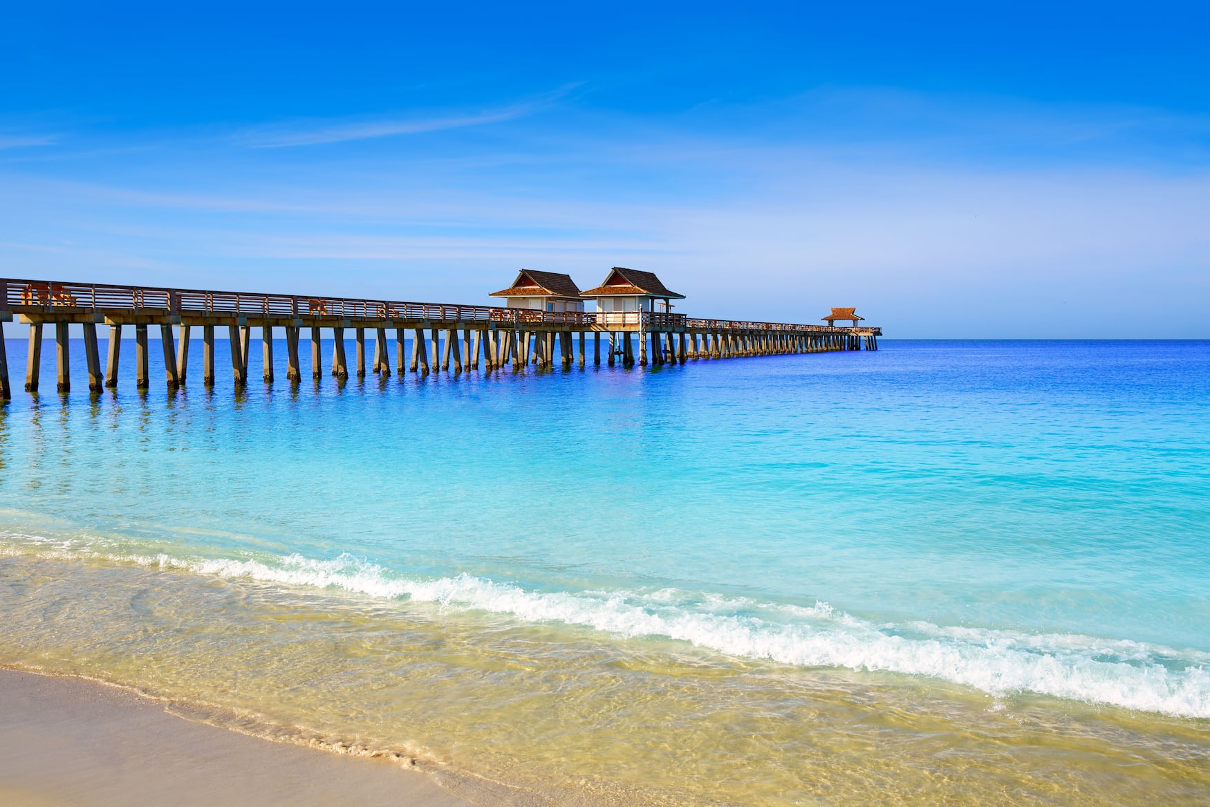 Strand in Naples in Florida