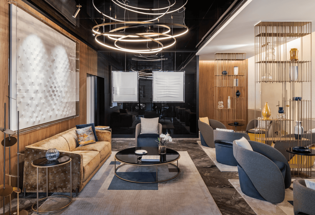 Lobby im Hotel in Mailand