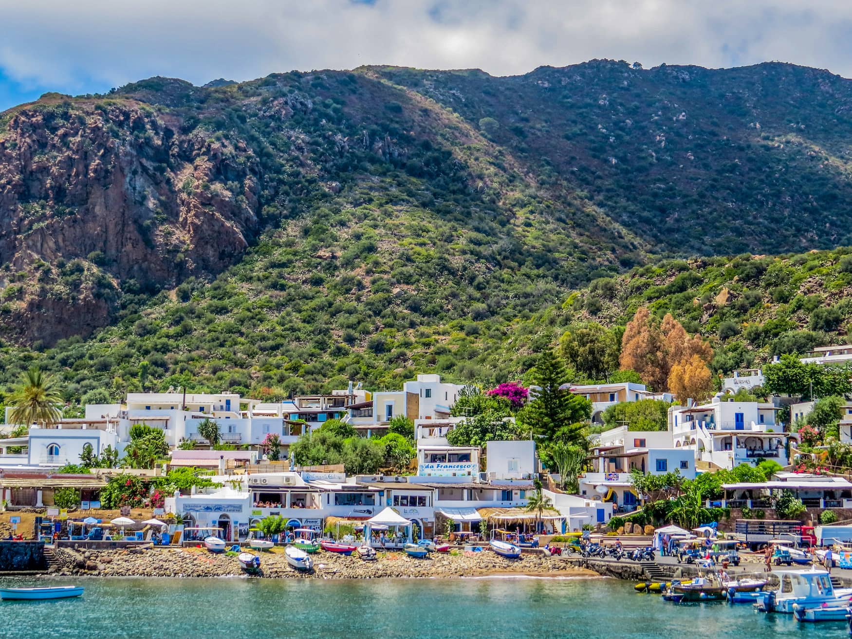 die Insel Panarea in Lipari