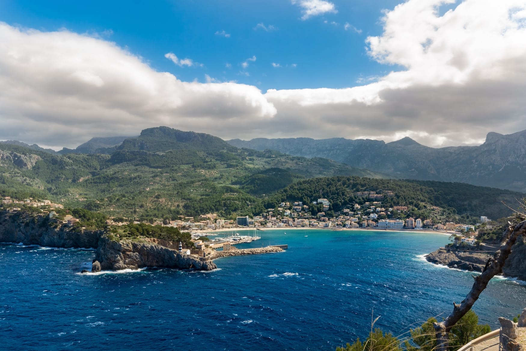 Port de Soller auf Mallorca