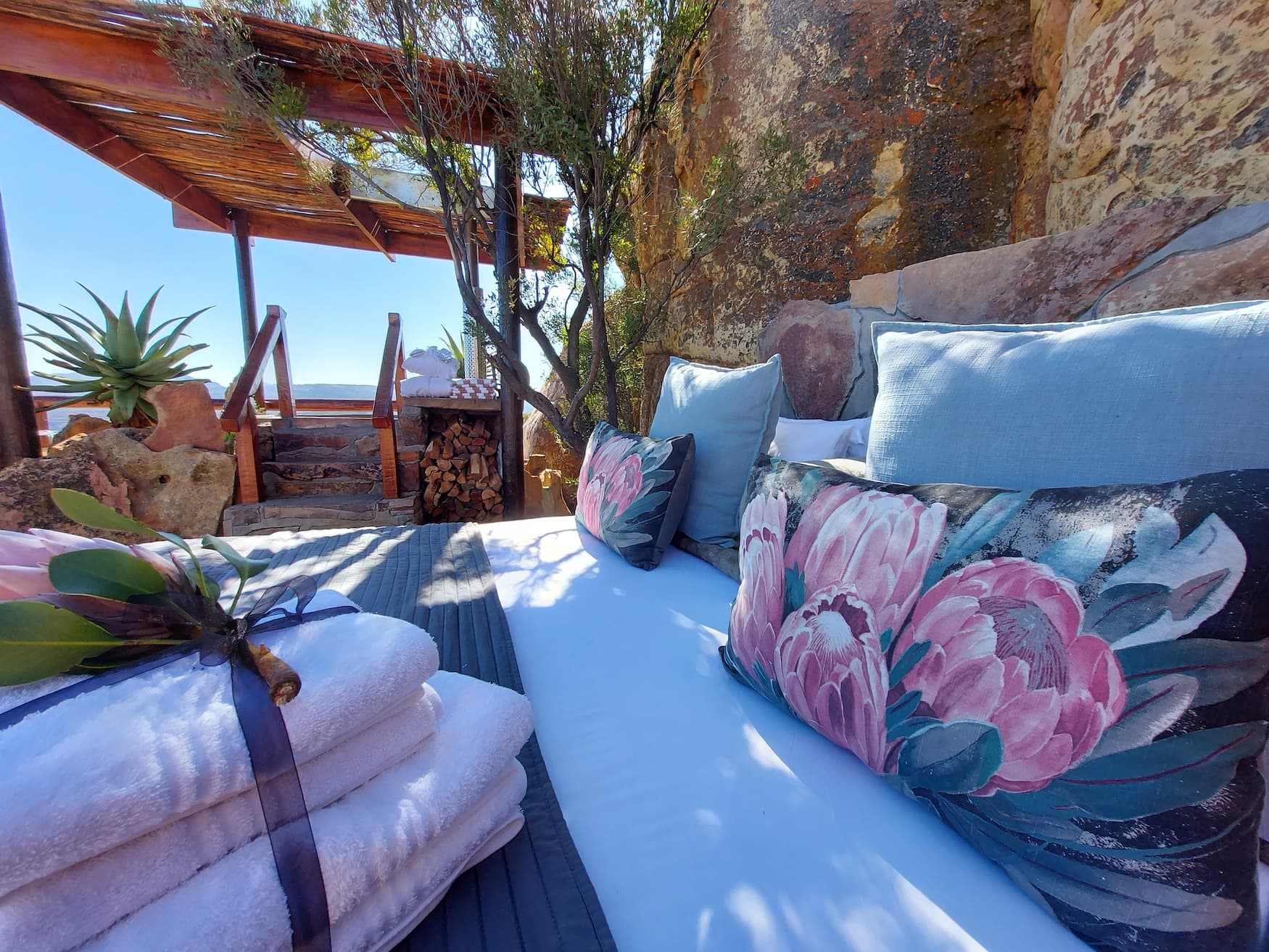 schlafen in der Kagga Kamma Sky Suite unterm Sternenhimmel
