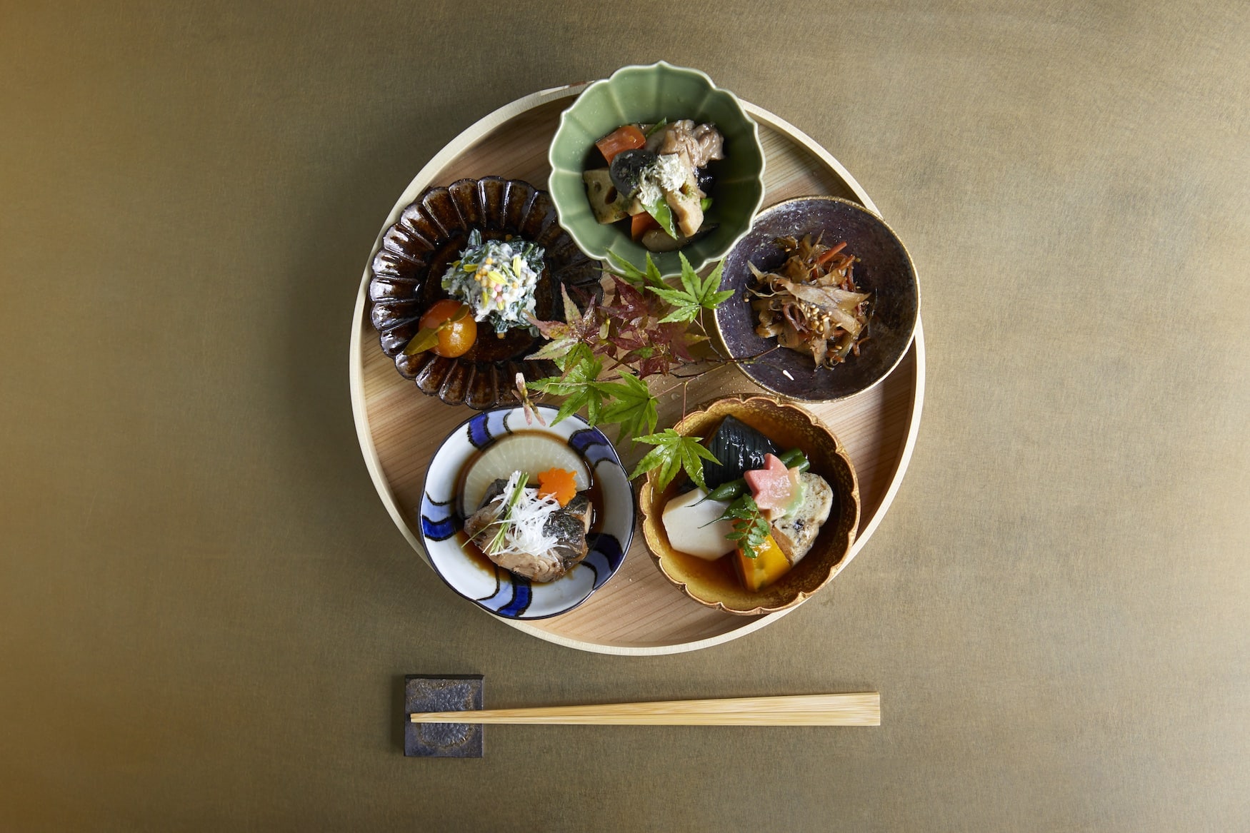 Essen im Taka-an in Kyoto