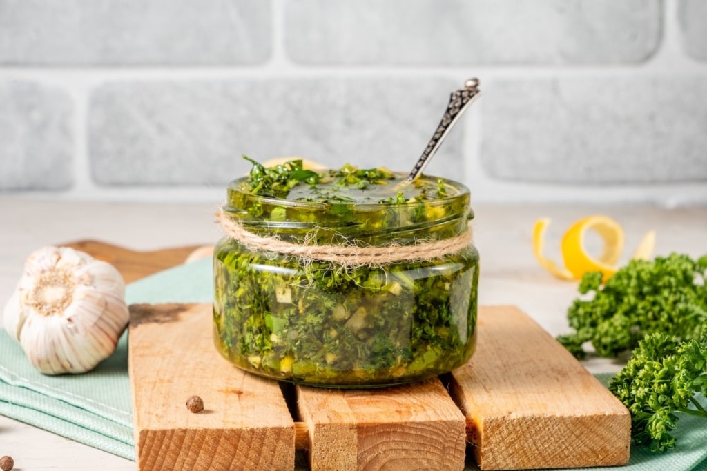 Chimichurri im Glas