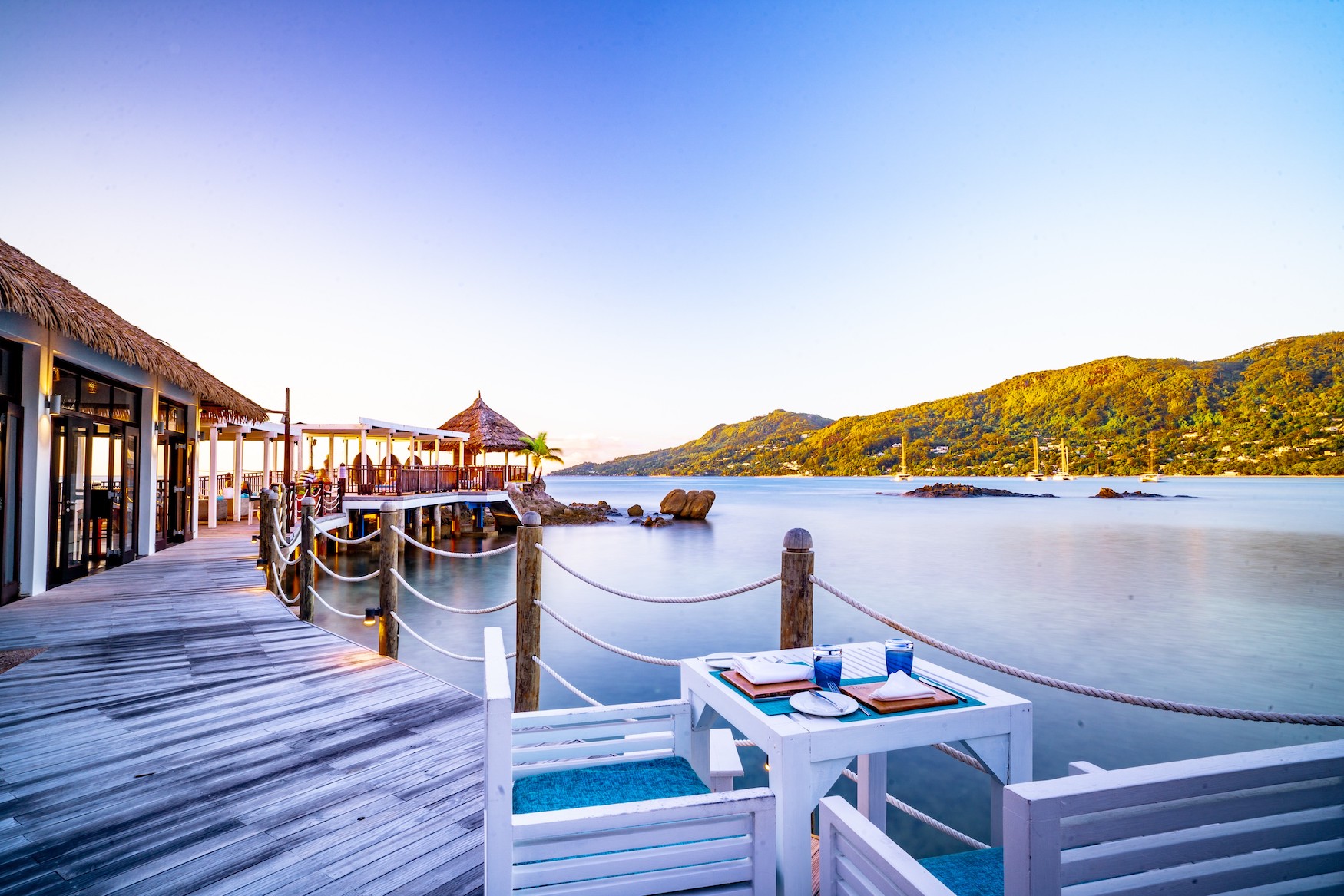 Restaurant im Fisherman's Cove Resort Seychellen