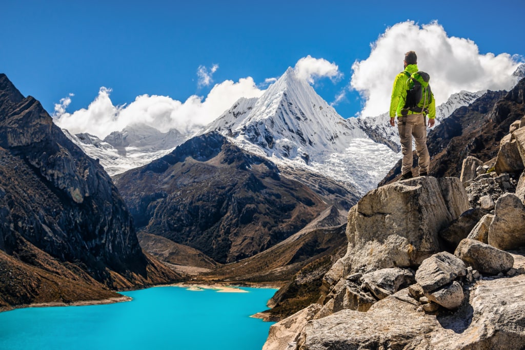Berge im Huascaran Nationalpark in Peru