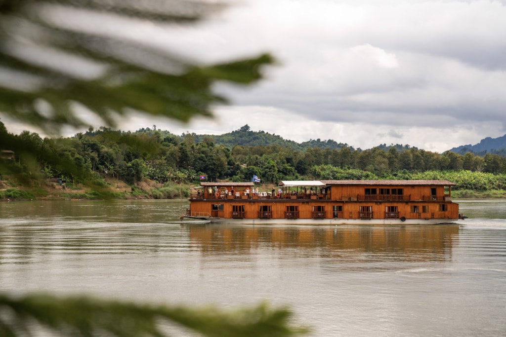 Flusskreuzfahrt auf dem Mekong in Laos