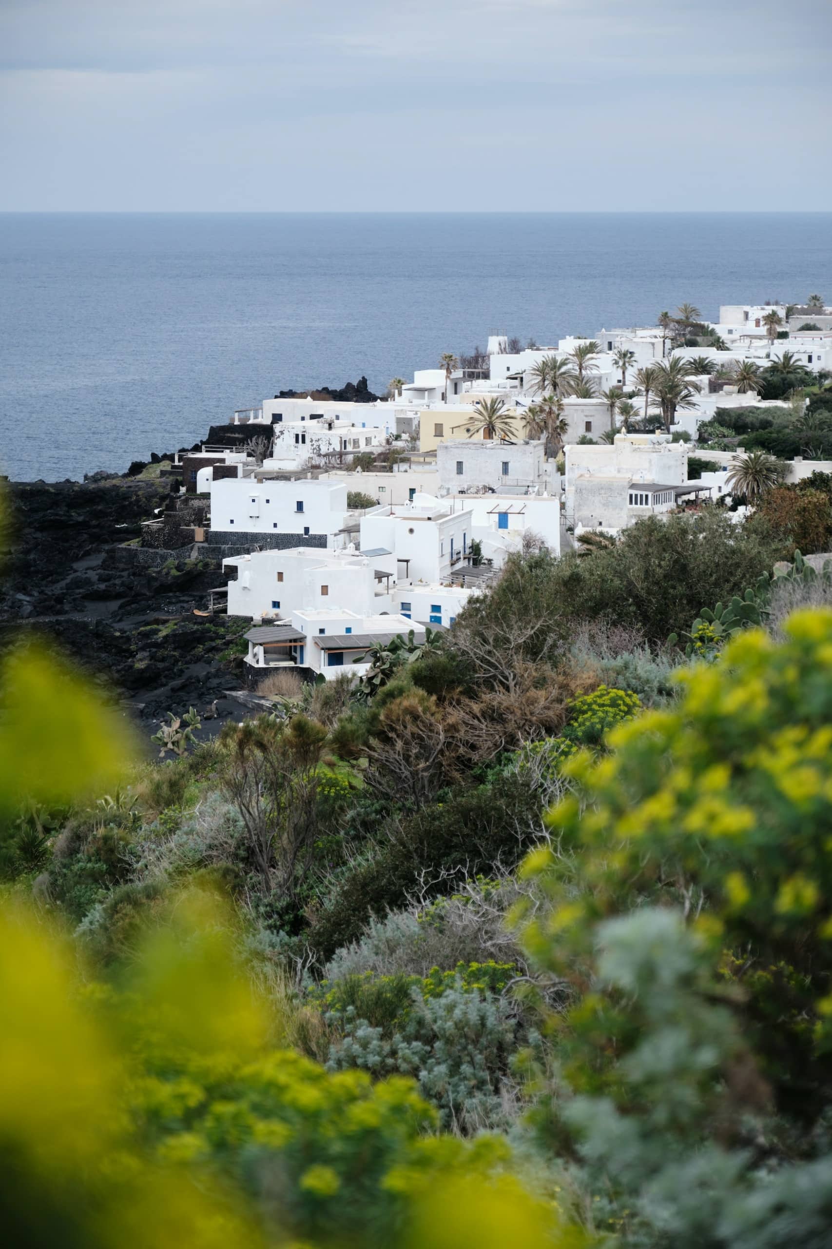 Dorf auf Stromboli