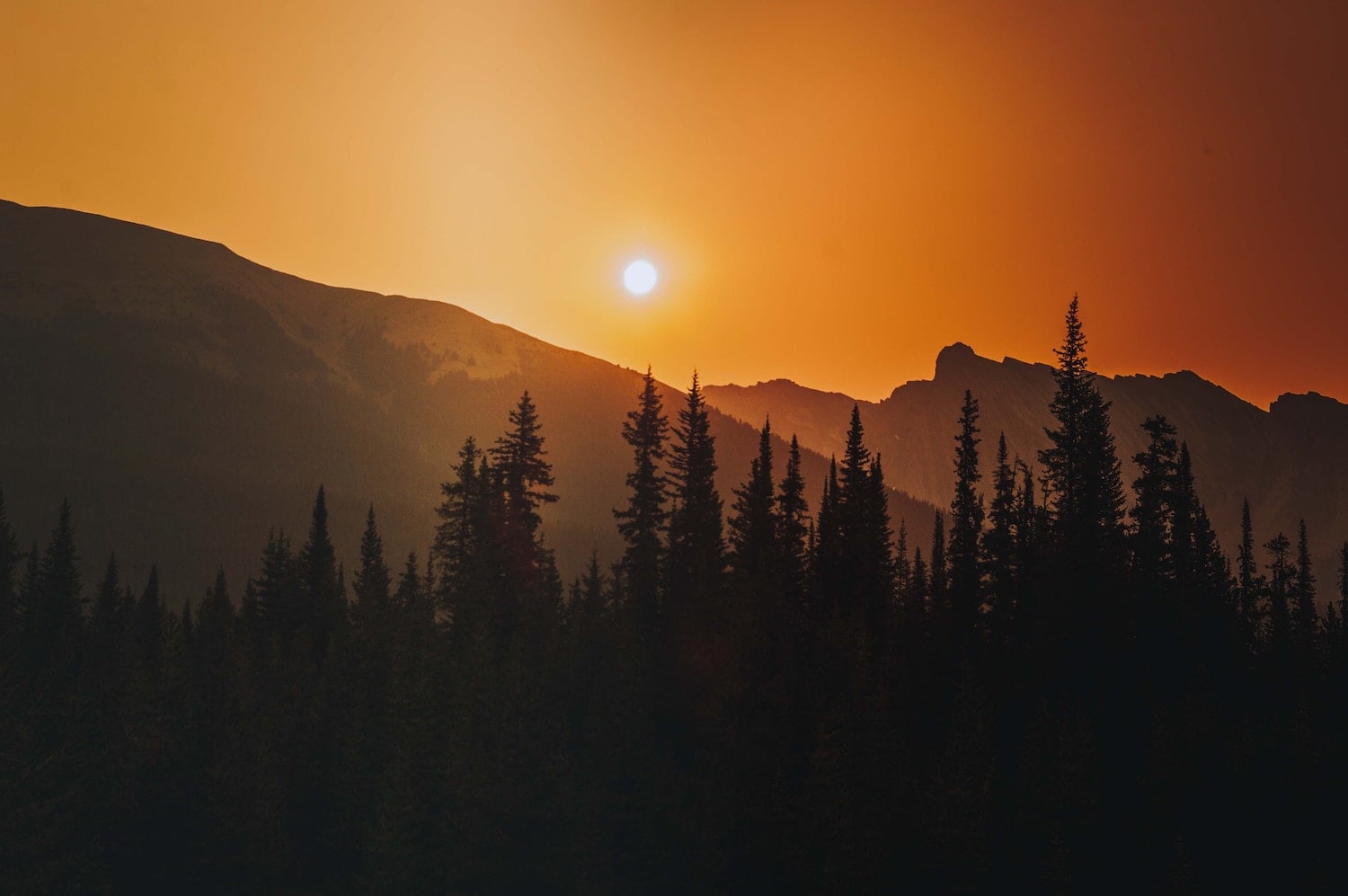 Sonnenuntergang in Kanada