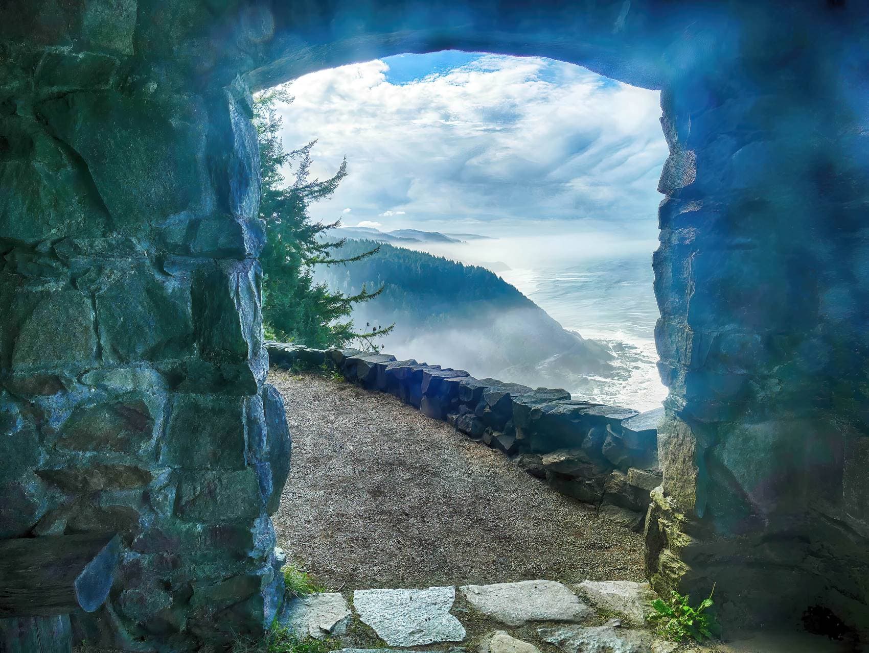 Cape Perpetua Stone Shelter, Oregon