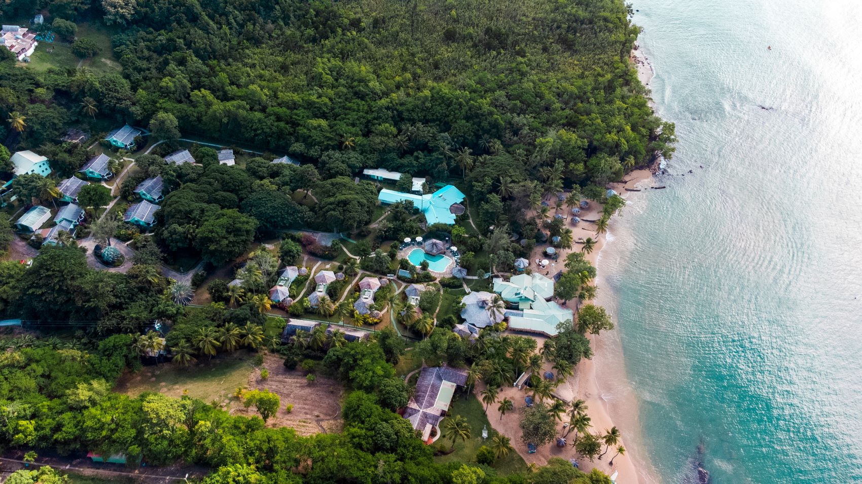 Areal des East Winds Resort auf St. Lucia 