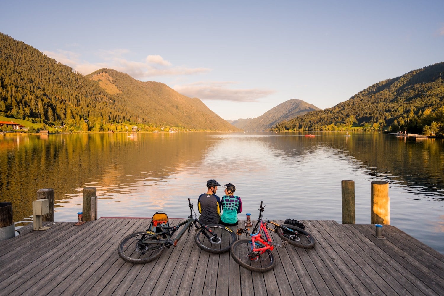 Biken am Weissensee