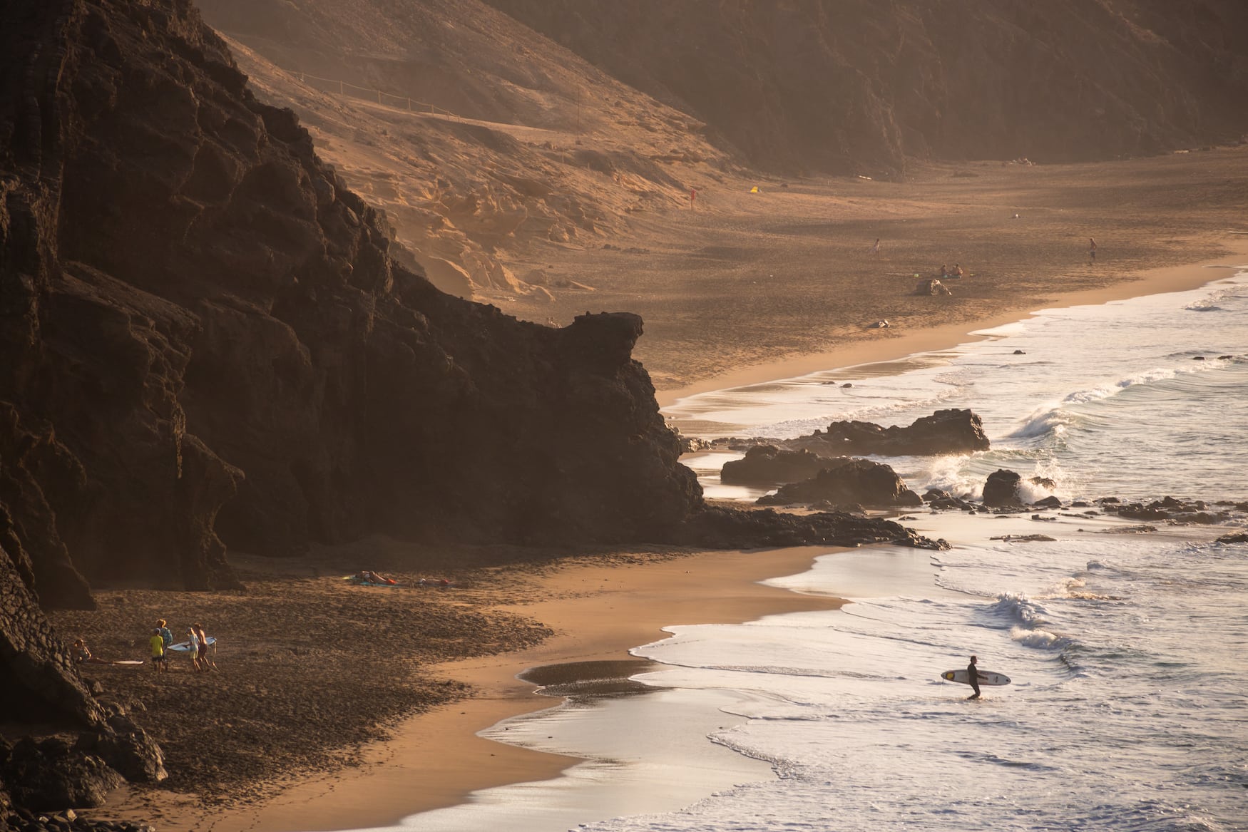 Surfen auf den kanarischen Inseln: La Pared auf Fuerteventura