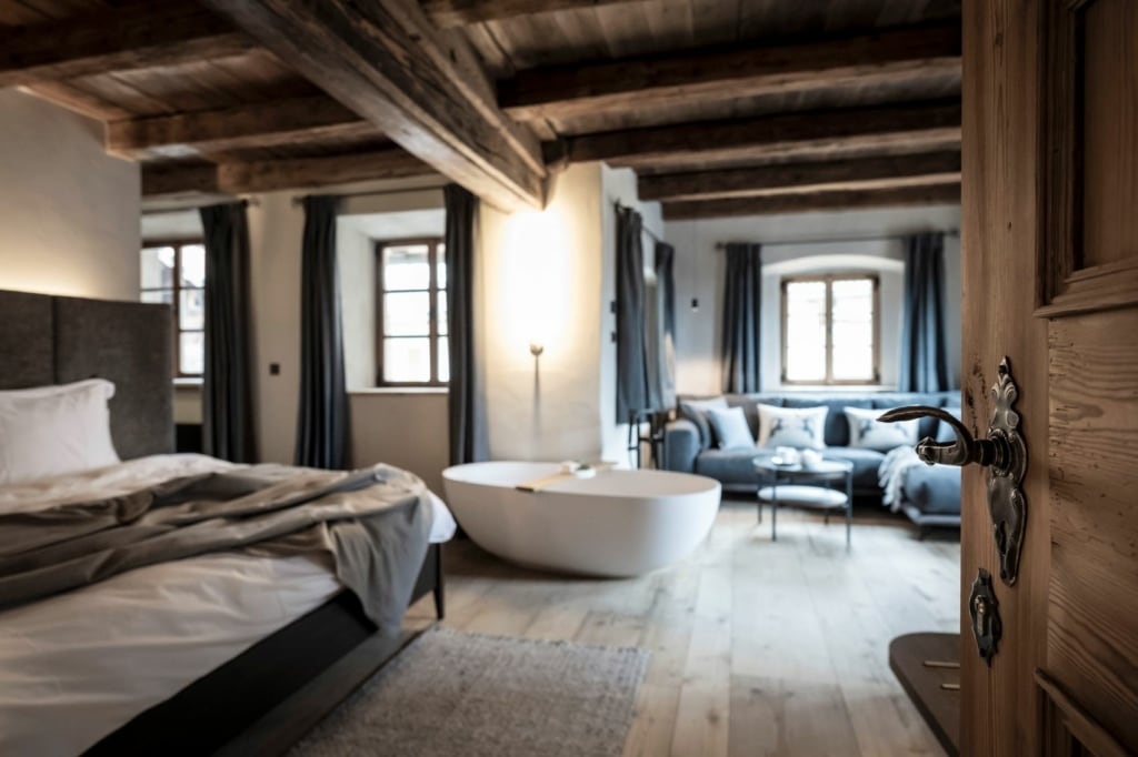 Zimmer im Hotel Schloss Plars