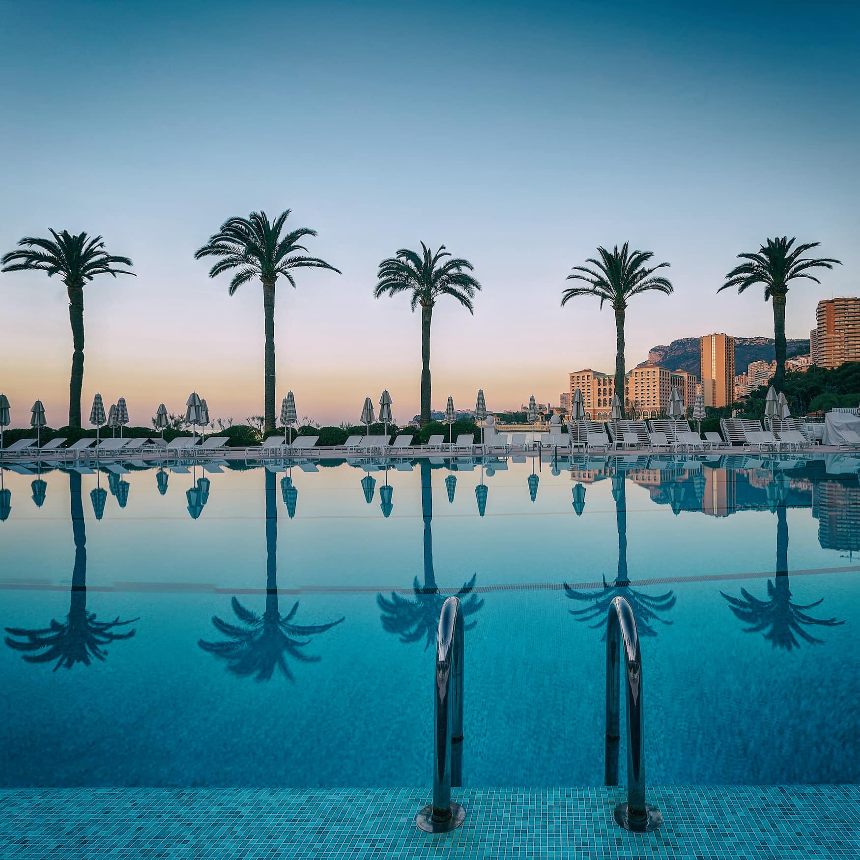 Hotelpool in Monte Carlo