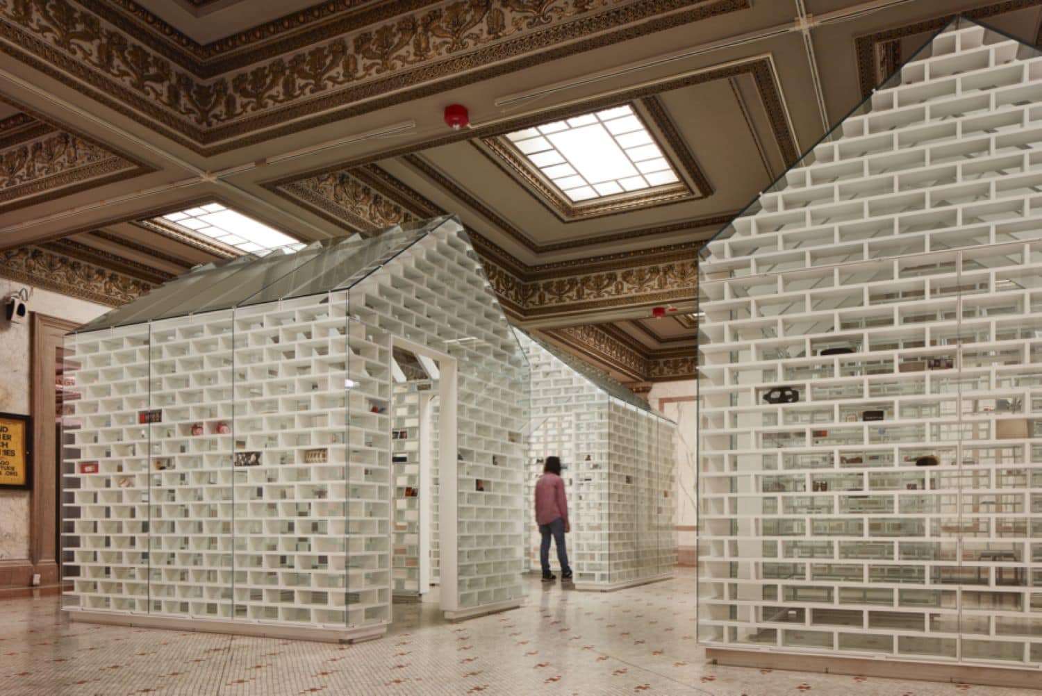 Ausstellungshäuser auf der Biennial in Chicago