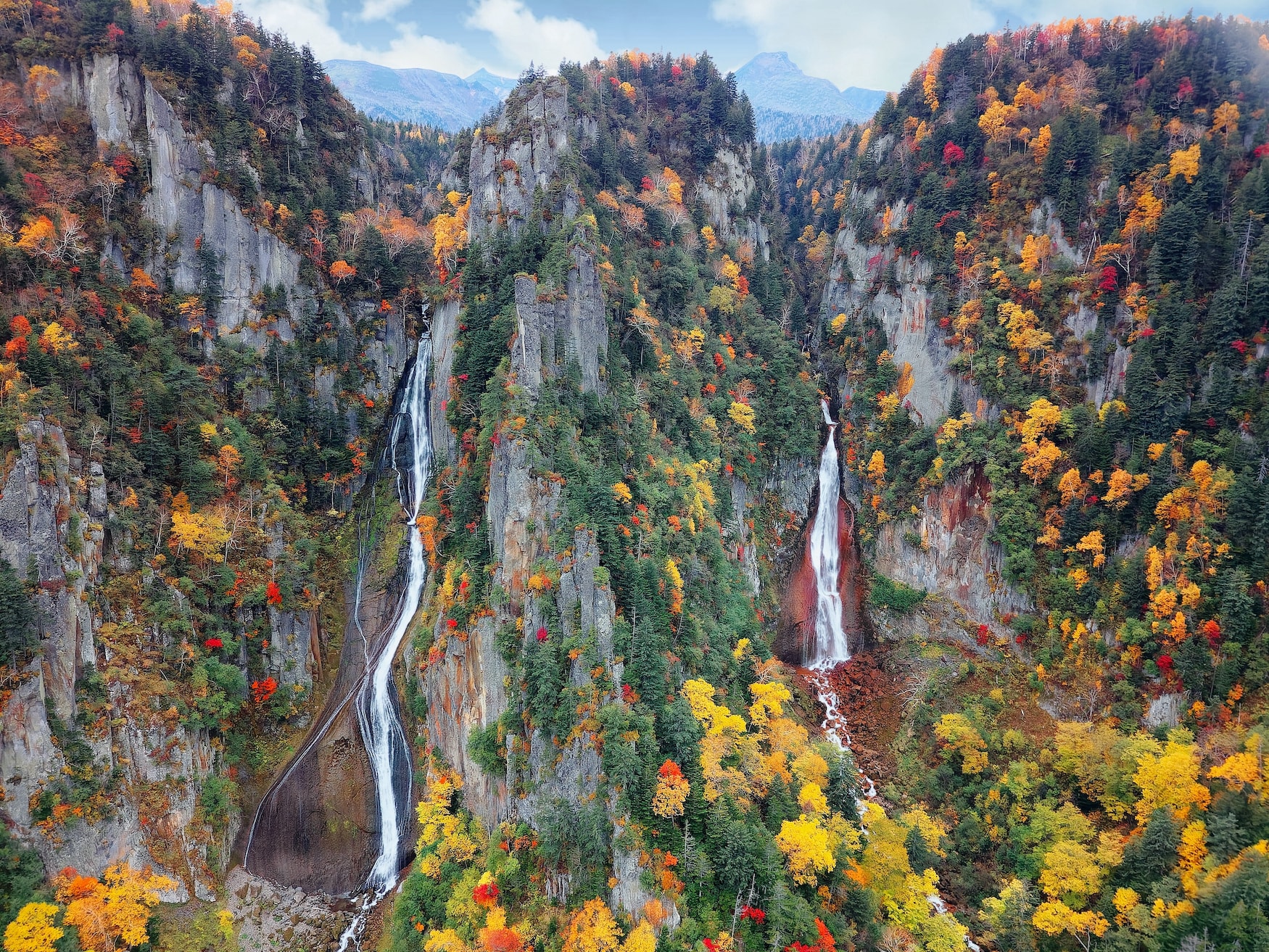 Daisetsuzan Nationalpark im Herbst
