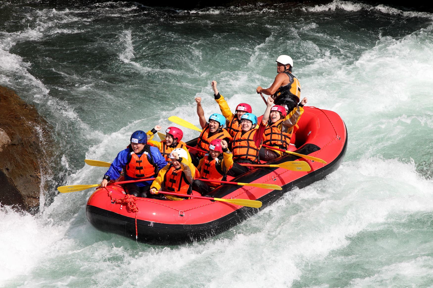 Rafting in Japan