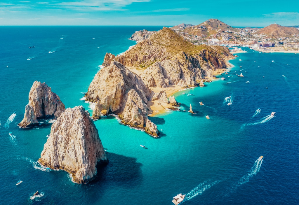 Felsformation in Los Cabos am El Arco in Los Cabos