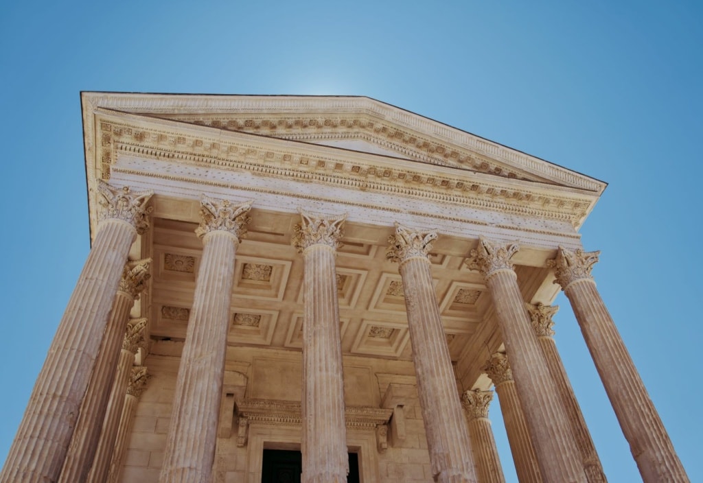 Maison Carrée in Nîmes, Frankreich