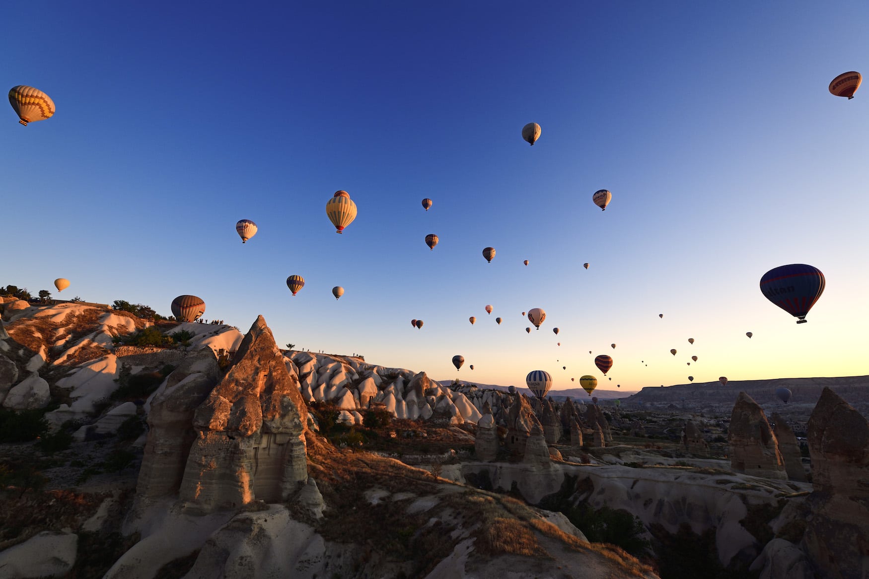 Heißluftballons in Kappadokien