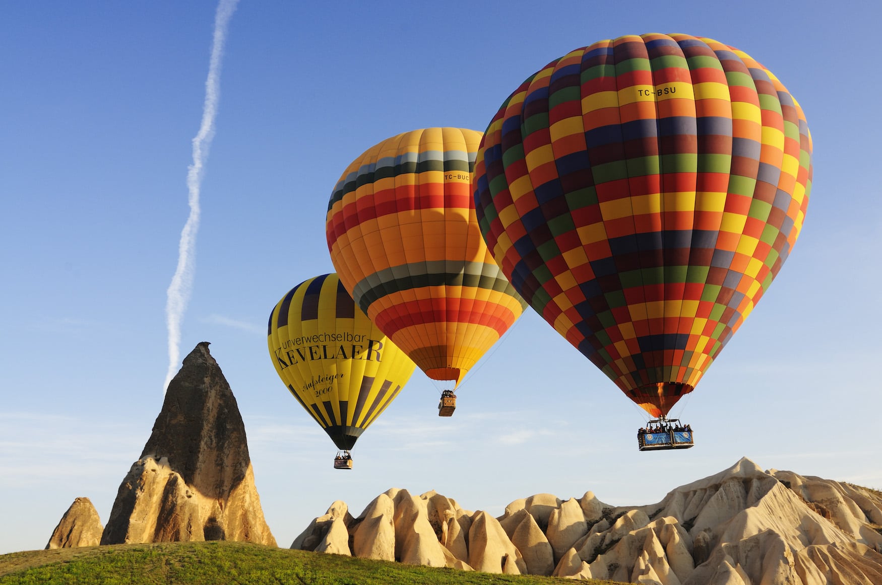 Heißluftballons in Kappadokien