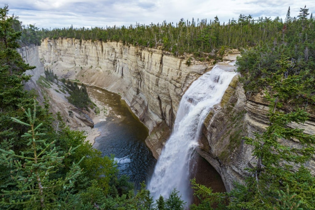 Wasserfall auf Anticosti