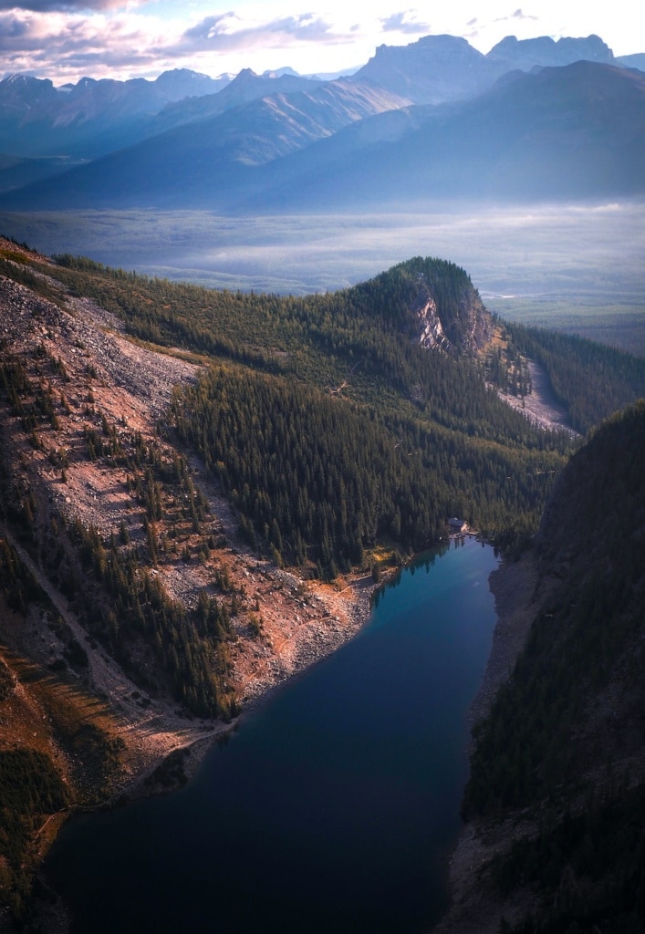 Blick auf den Agnes Lake