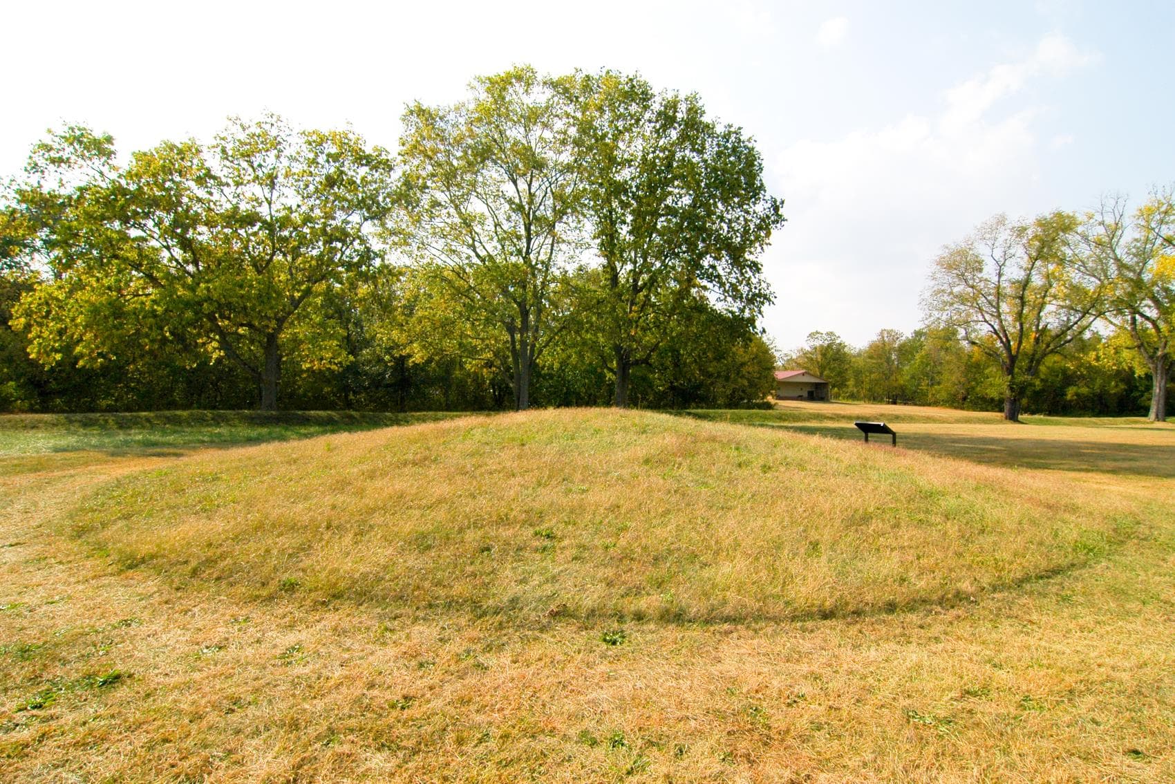Hügel in Hopewell Historical Park, Ohio 