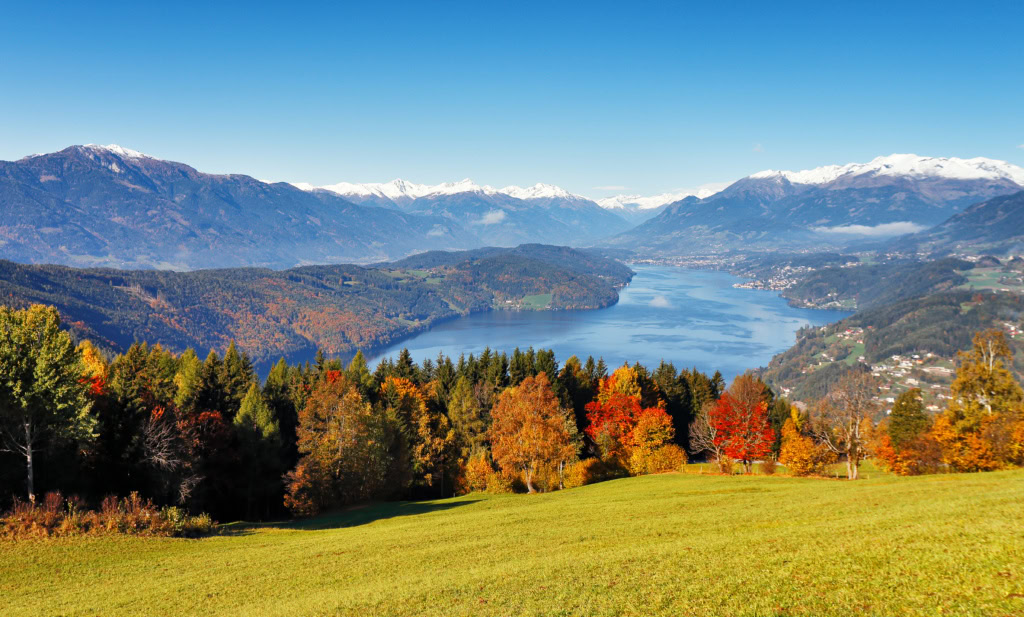 Ein sonniger Herbsttag in Kärnten.