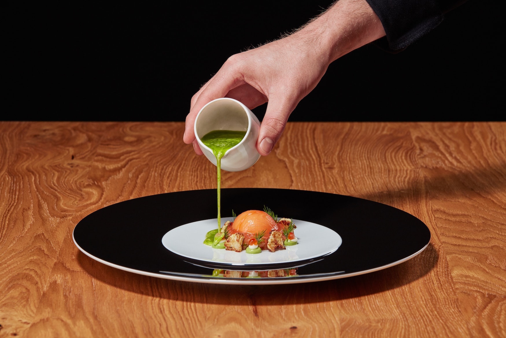 Teller im Restaurant Kammer 5 in Österreich