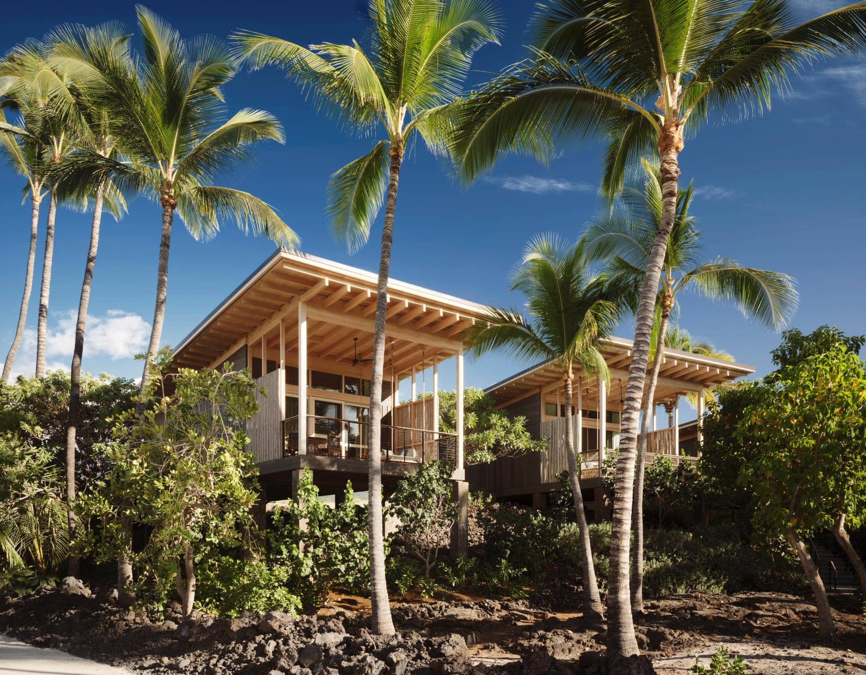 Strandbungalow im Kona Village Rosewood Resort Hawaii