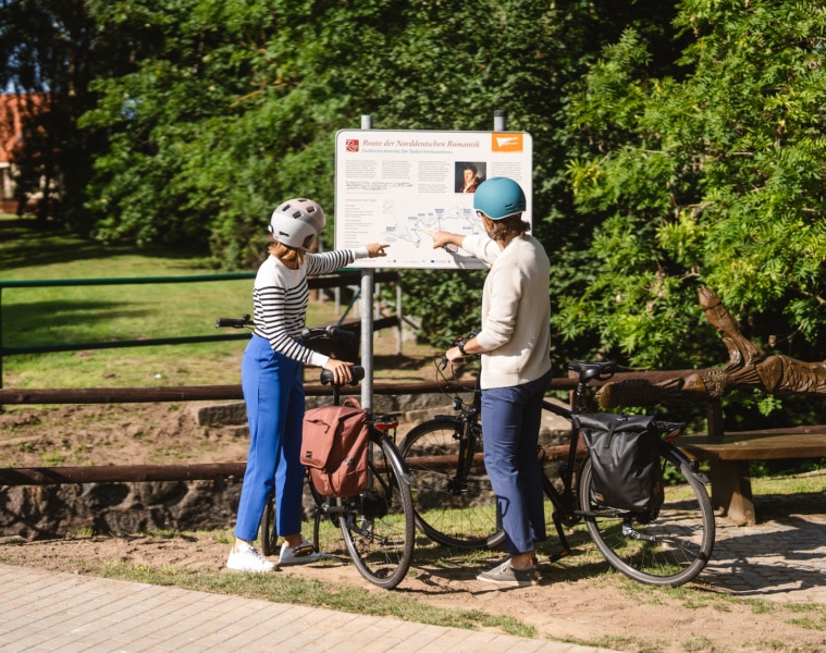Da entlang! Das ist die Route der Norddeutschen Romantik. I Foto: TMV/Gross