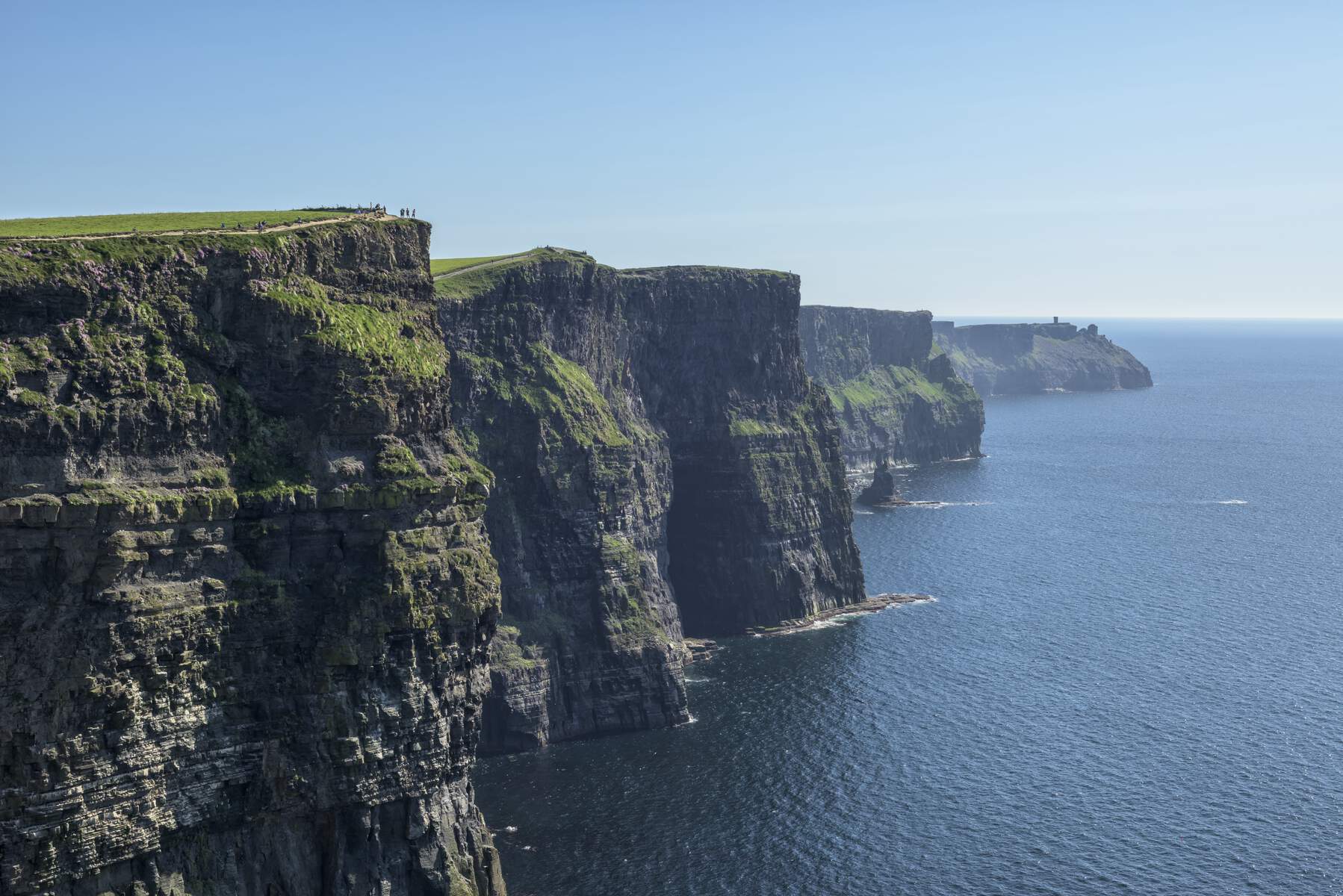 Beeindruckend sind die Cliffs of Moher