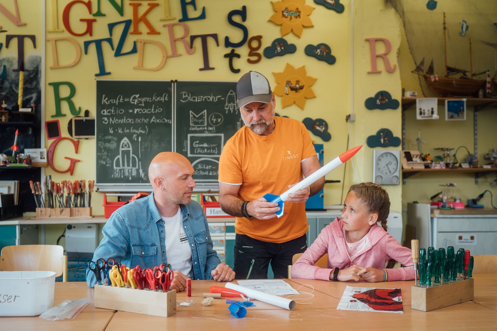 Das geht ab wie eine Rakete! Dabei ist der selbstgebaute Flugkörper ein Grund, stolz zu sein. I Foto: TMV/Petermann