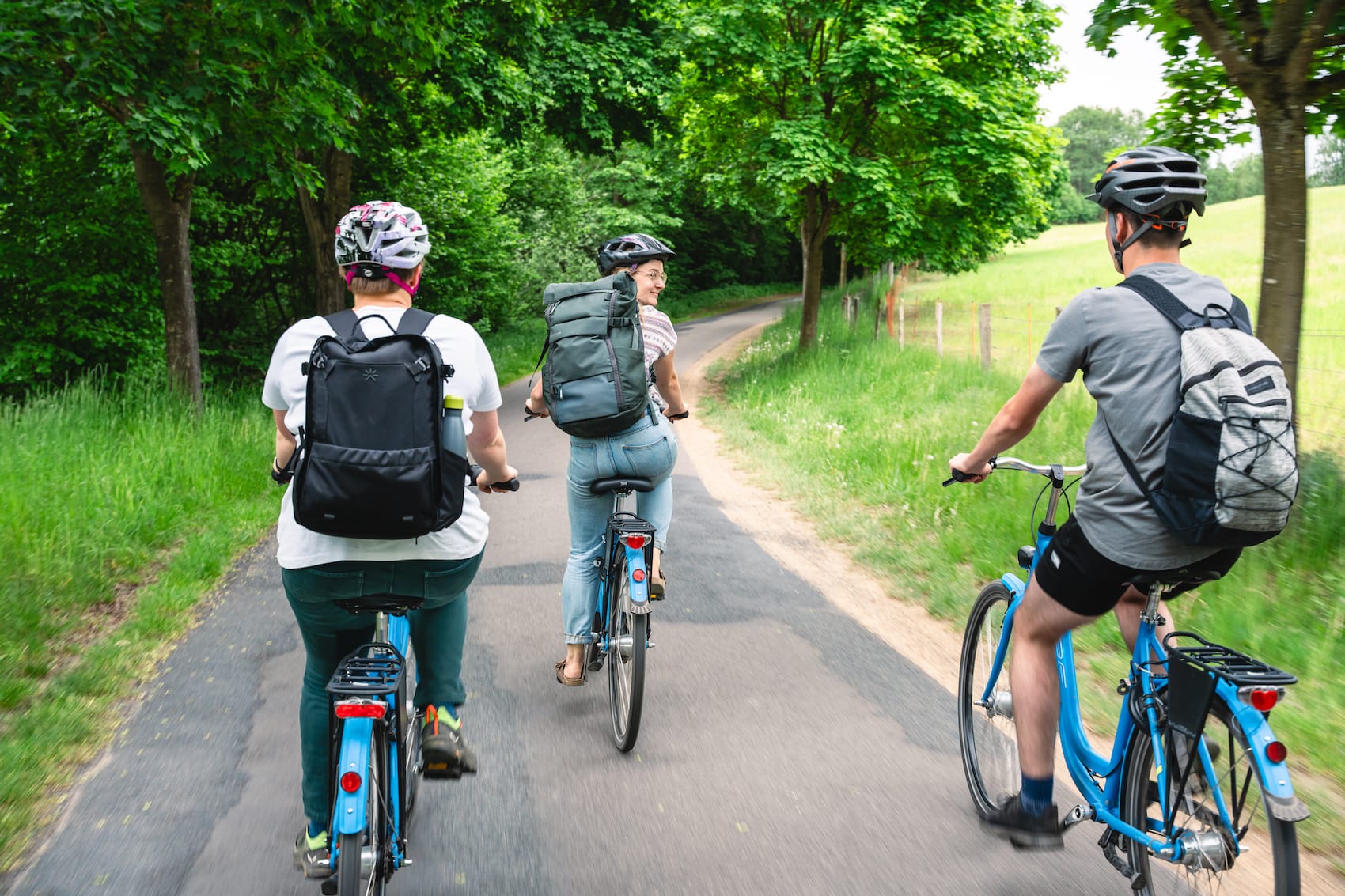 Radfahren am Groß Radener See