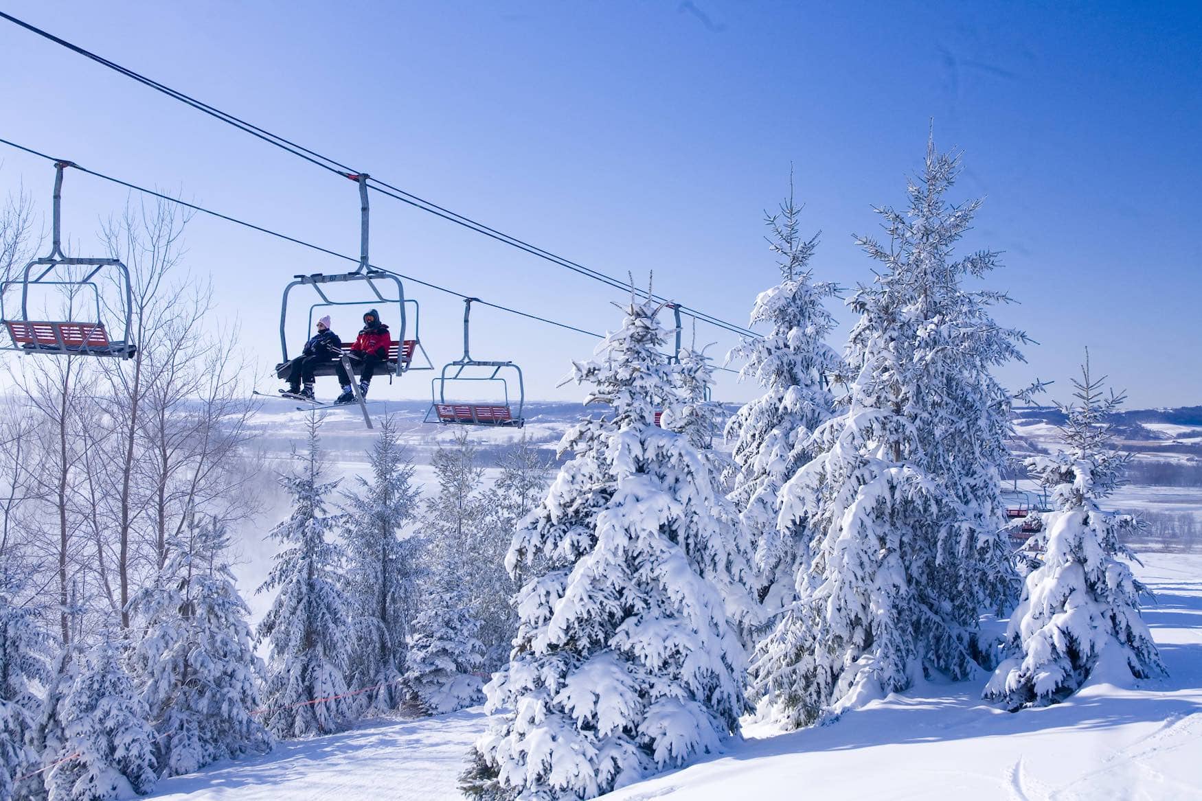 Illinois Sehenswürdigkeiten: Skifahren in den Chestnut Mountains