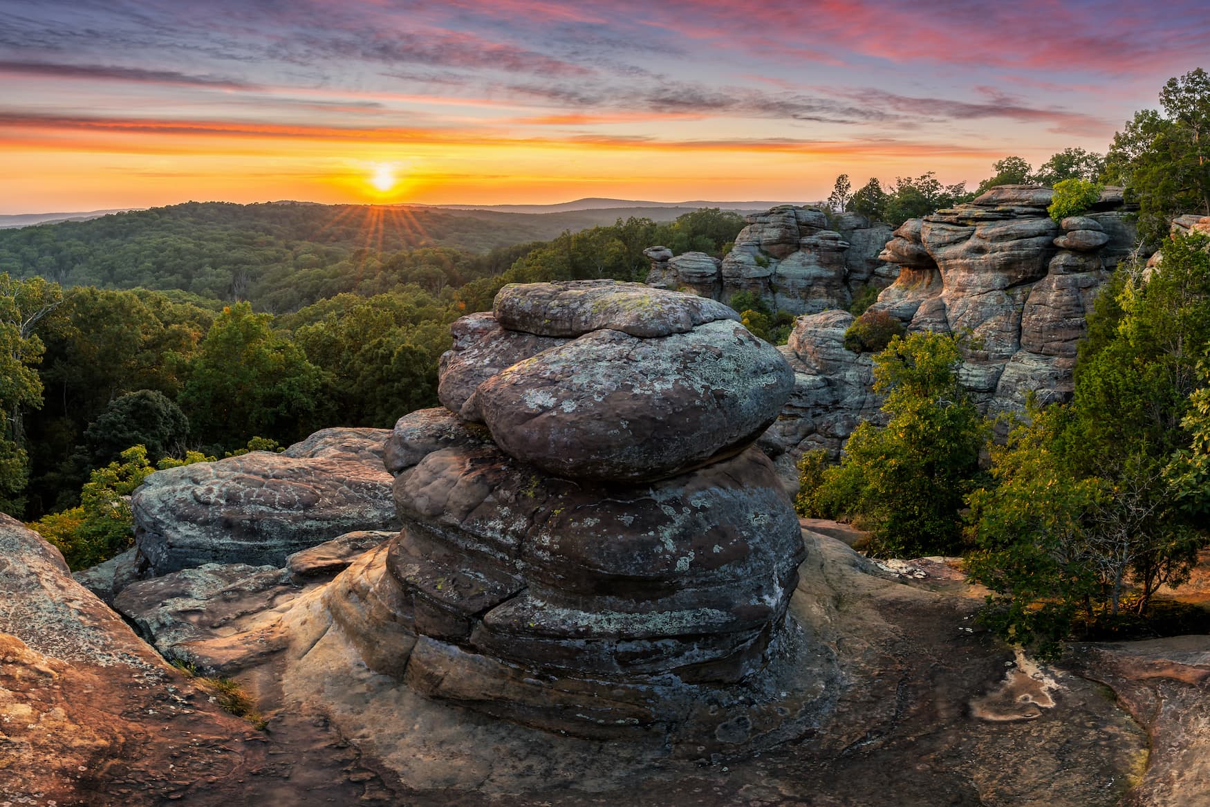 Garden of Gods in Illinois