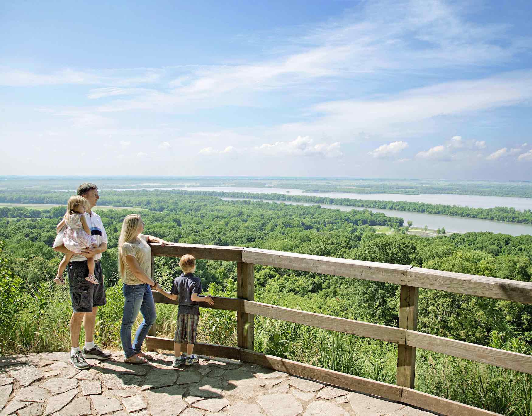Blick vom McAdams Peak im Pere Marquette State Park