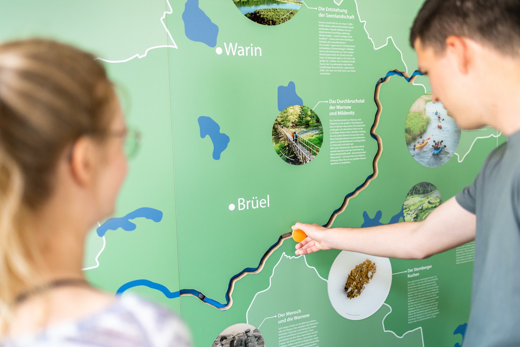 Aufschlussreich ist das Naturparkzentrum Sternberger Seenland in Warin. I Foto: TMV/Gross
