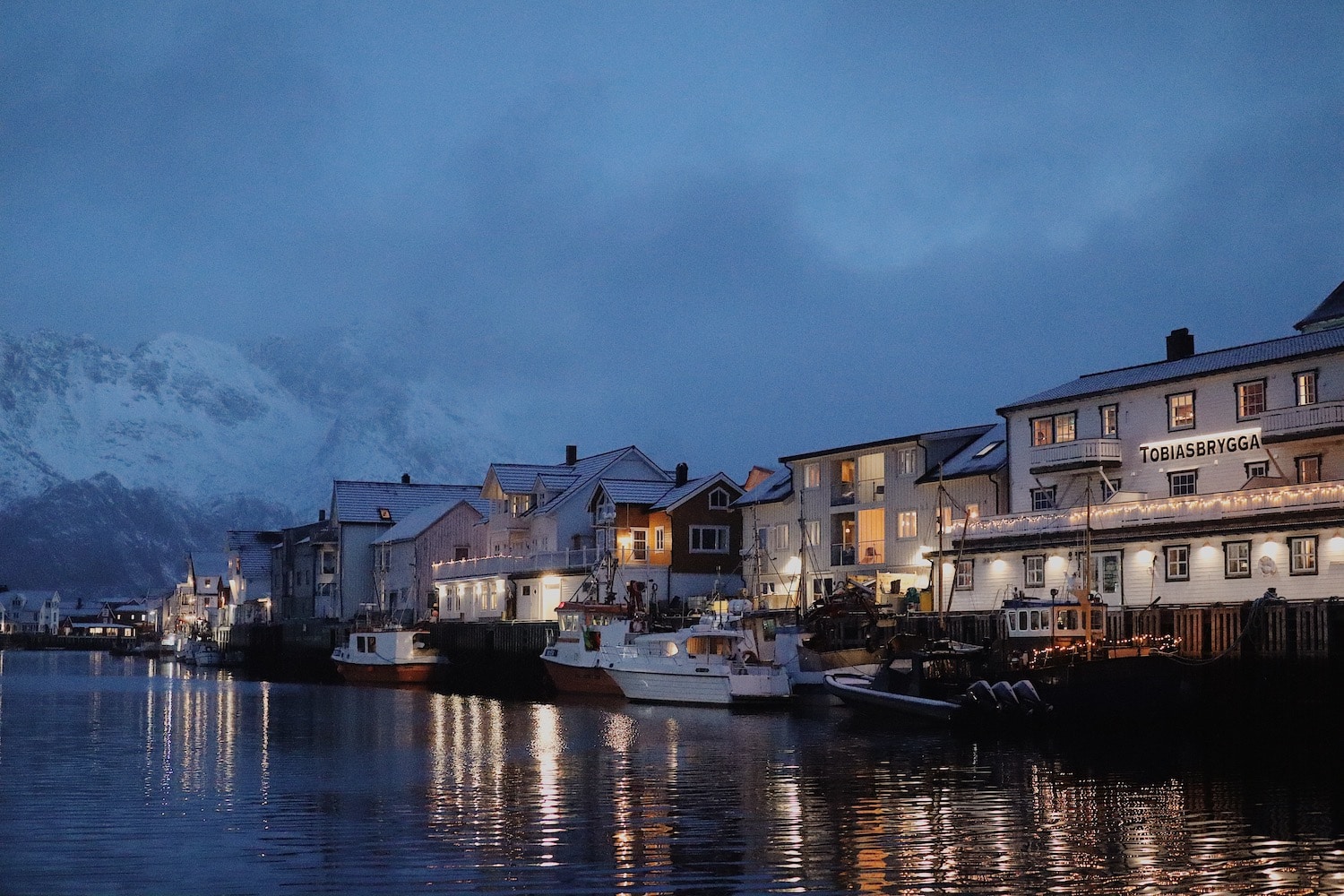 Hotel am Wasser in Norwegen