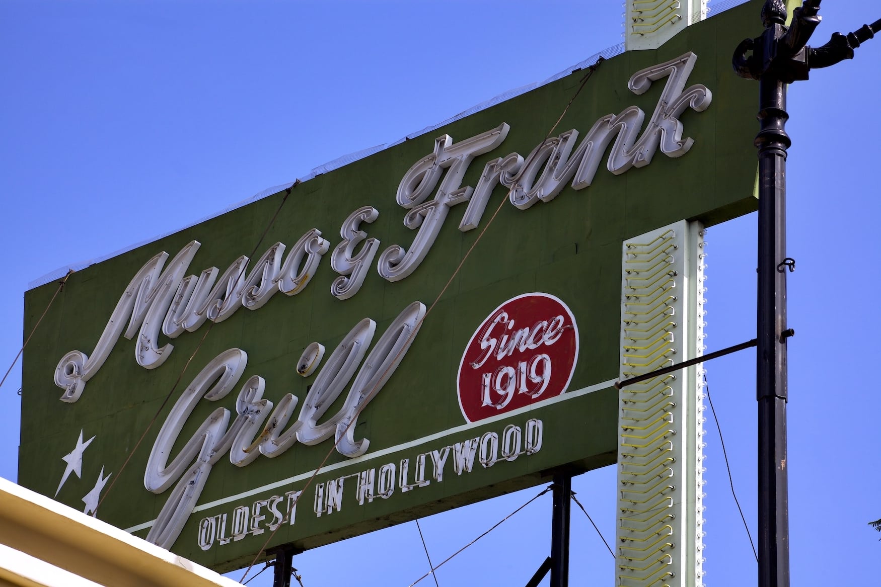 Schuld des Restaurants Musso & Frank in Hollywood