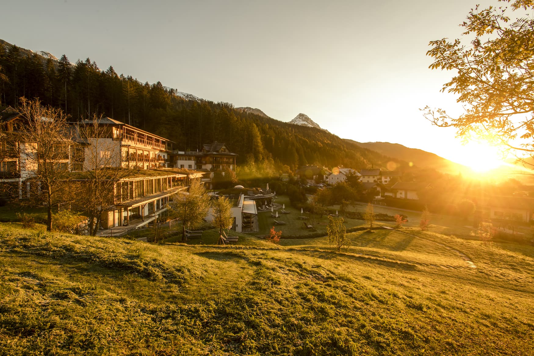 Aussicht vom der daberer. das biohotel