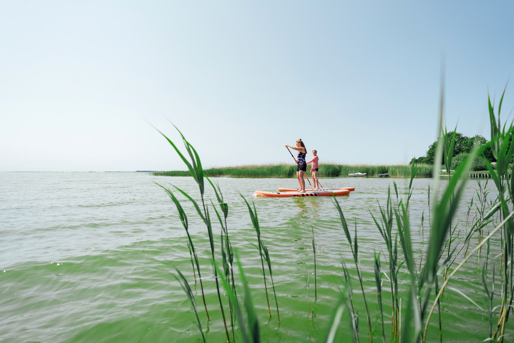Balance, Besinnlichkeit und Bedacht: Eine Runde SUP schärft die Sinne. I Foto: TMV/Petermann