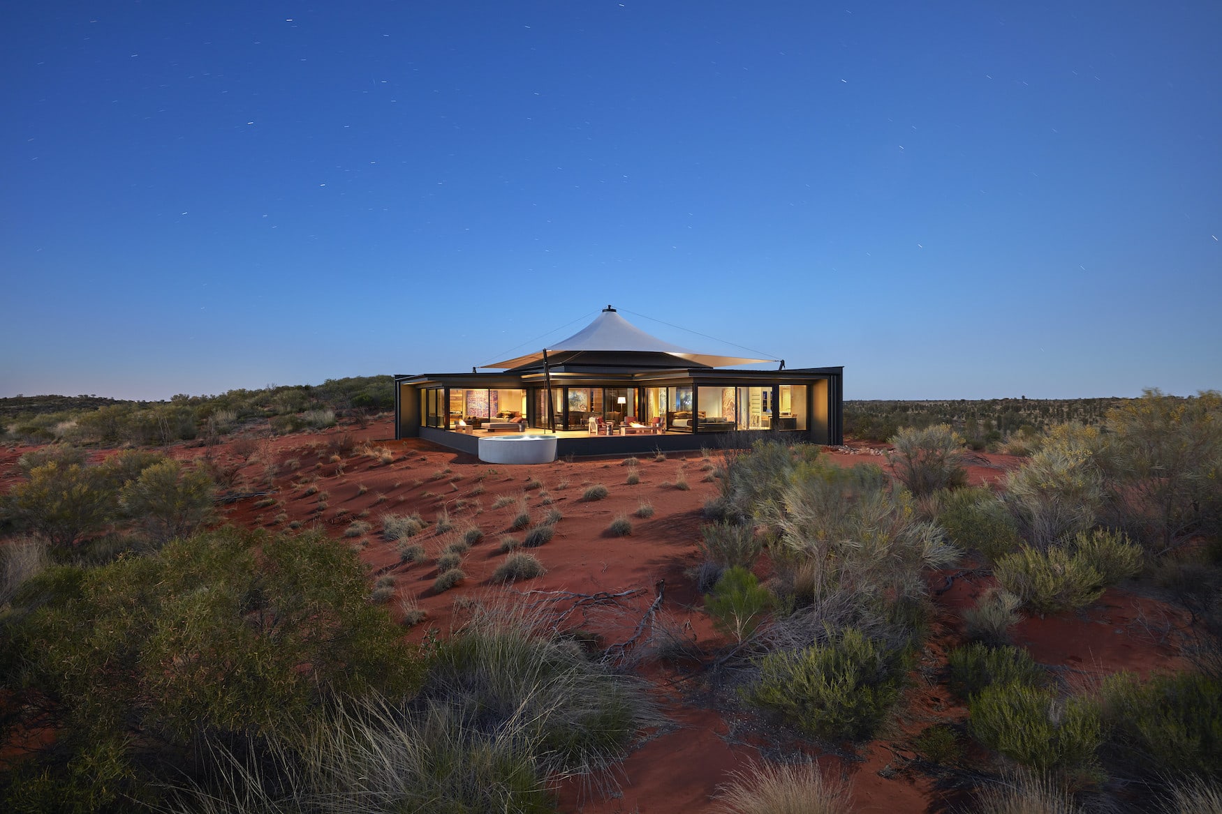 Luxusunterkünfte in Northern Territory: Longitude 131