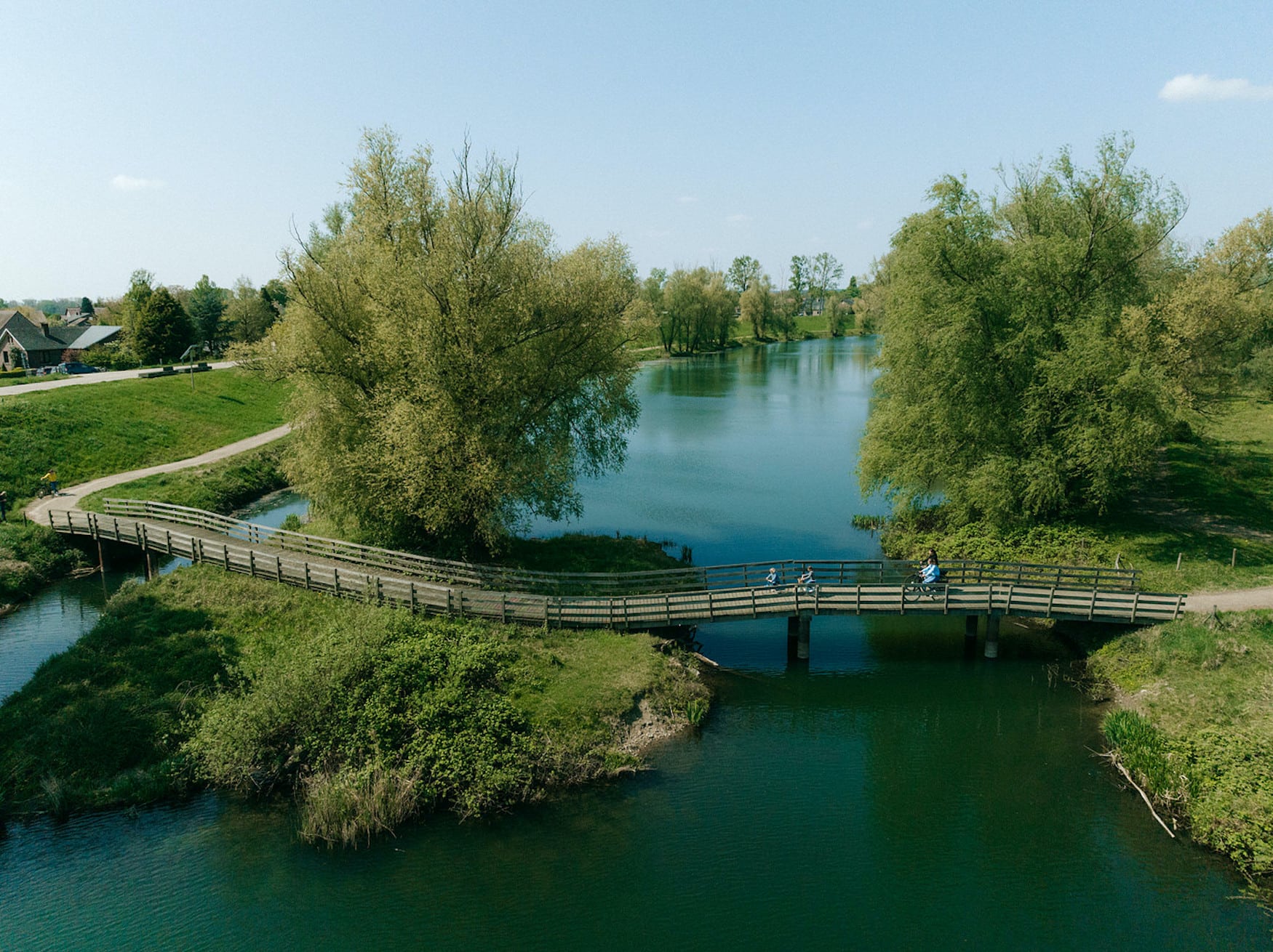 Flusslandschaft in Limburg