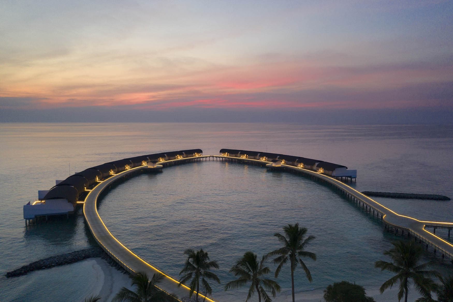 Overwater Villa im The Westin Maldives