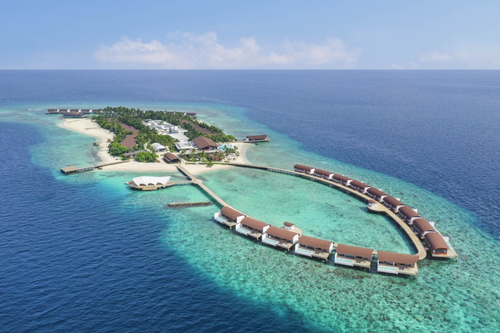 Insel im Baa Atoll auf den Malediven