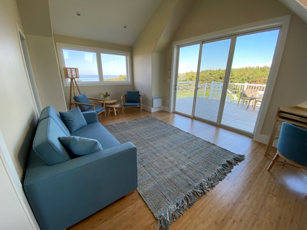 Zimmer mit Blick auf das Meer im 45 Steps - The Culinary Beachside Inn auf Prince Edward Island