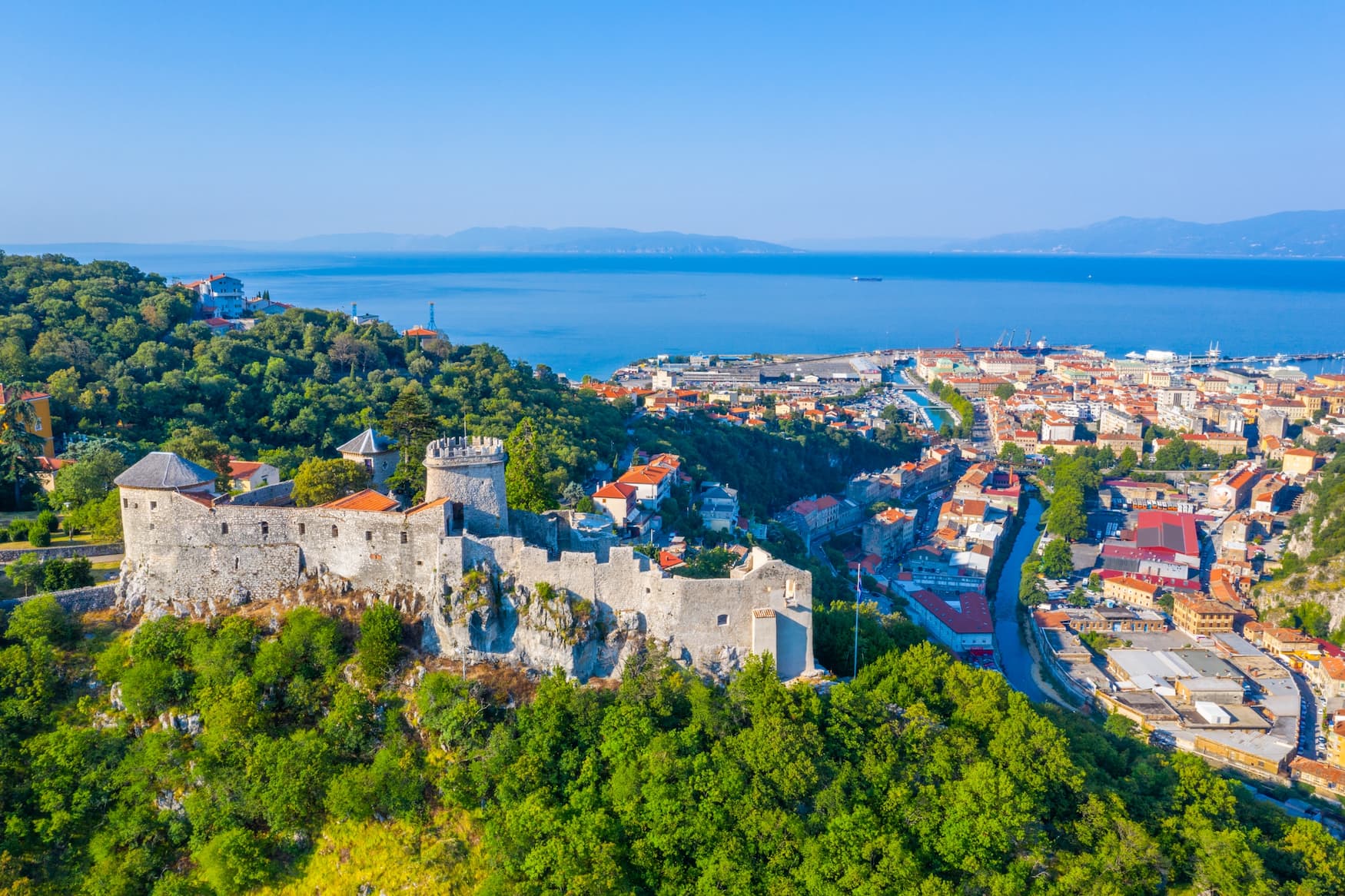 Riejka in Kroatien beim Roadtrip